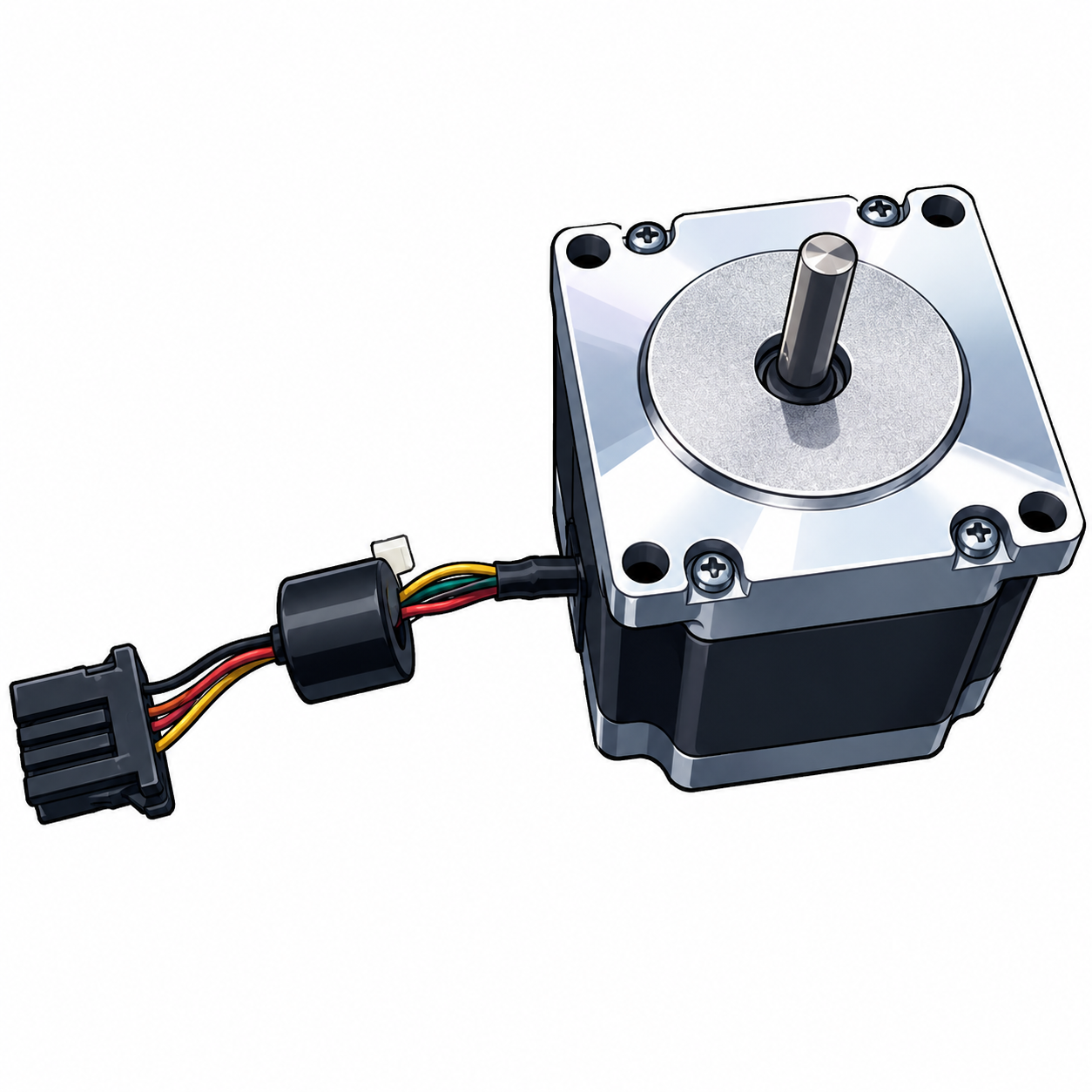 STEPPER MOTOR WITH 4-POLES